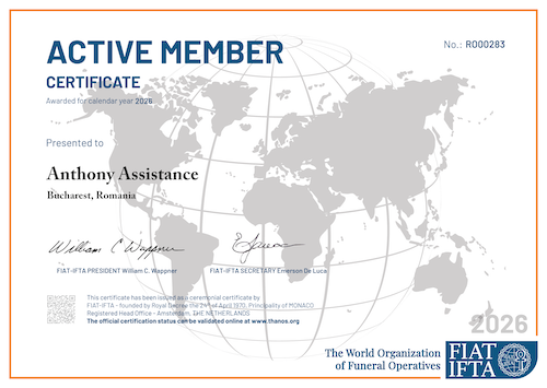 servicii funerare diploma fiat-ifta 2026